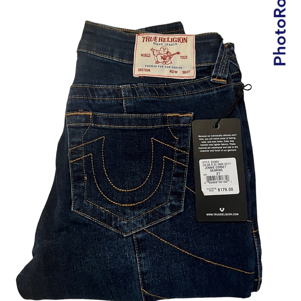 True Religion - JENNIE MID RISE CURVY SKINNY JEAN